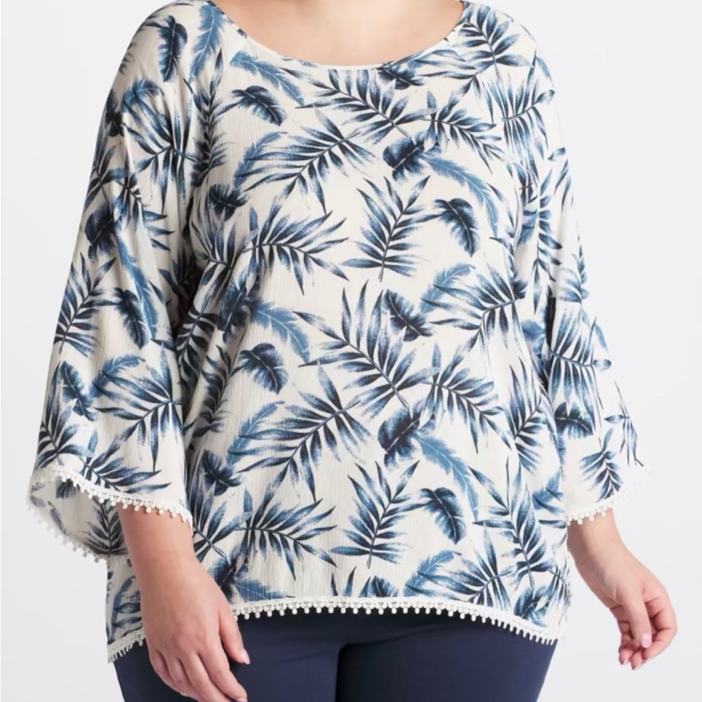 Tropical summer blouse NWT